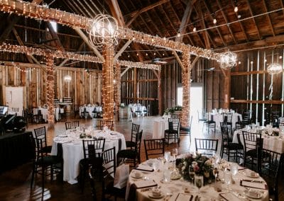 Barn Wedding Set-up